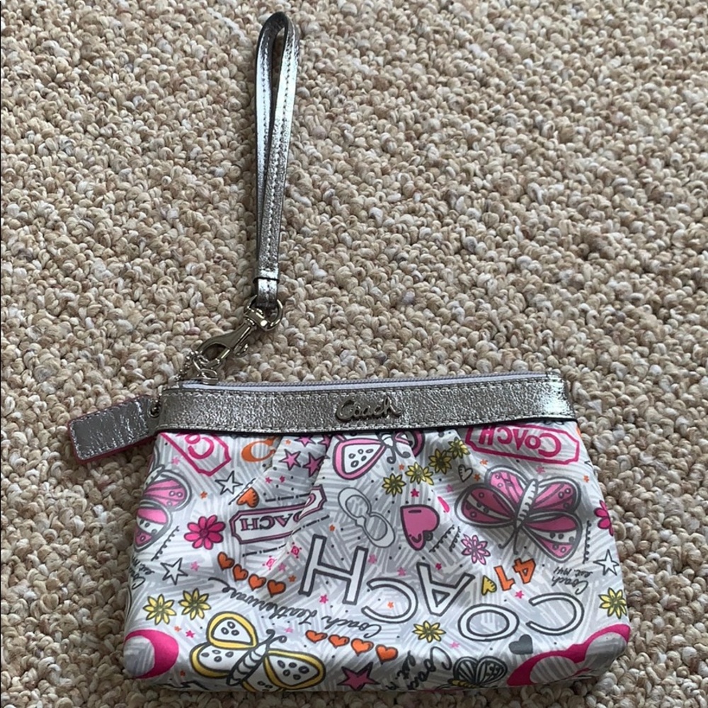 Like new coach wristlet